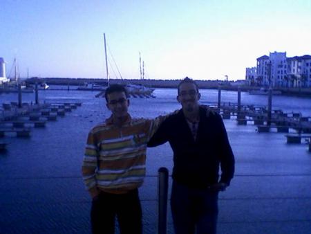 moi et amine à Agadir