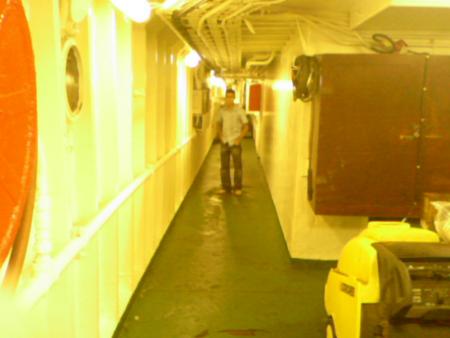 dans un bateau